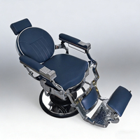 Fauteuil de Barbier Professionnel Relevable pour Salon de Coiffure et de Barbier, Idéal pour la Coiffure et le Rasage du Visage