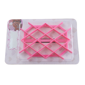 <span class=keywords><strong>Emporte</strong></span>-pièces carrés en plastique pour la décoration de gâteaux, outils de pâtisserie pour glaçage et biscuits, vente en gros - Product Image 2