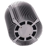 Radiateur LED, grand dissipateur thermique rond en aluminium, profilé en aluminium, machine de perçage et de fraisage CNC pour dissipateur thermique extrudé en aluminium