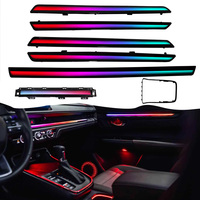 Kit d'éclairage d'ambiance pour Honda CRV 2023-2025 |   Barre de commande centrale dynamique Phantom à 25 LED avec contrôle par application