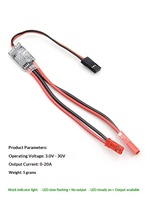 Interrupteur électronique 30V-30V 20A pour pompes à eau de modèle RC, récepteur de signal PWM, relais marche/arrêt à distance 5V