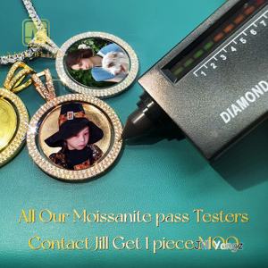 <span class=keywords><strong>Pendentif</strong></span> <span class=keywords><strong>photo</strong></span> rotatif double face en moissanite, argent 925, hip hop rock, cadres <span class=keywords><strong>photo</strong></span> glacés, cadeau de Noël <span class=keywords><strong>pour</strong></span> femmes et hommes - Product Image 5