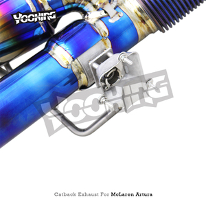 Sistema de Escape de Reemplazo Directo Race para McLaren <span class=keywords><strong>Artura</strong></span> <span class=keywords><strong>Spider</strong></span> 3.0 2023-2025, Sección de Silenciador Trasero Catback Ligero de Titanio - Product Image 5