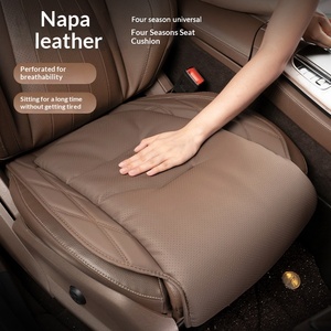 Nouvelle <span class=keywords><strong>Coussin</strong></span> de Siège de Voiture OLIVER Universel Quatre Saisons en Cuir Nappa et Coton Velours pour BMW Mercedes-Benz Audi 2024 - Product Image 2