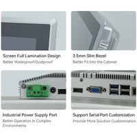 Panel Táctil TouchWo de 10.1, 15.6 y 21.5 Pulgadas, PC Táctil Todo en Uno Industrial con Sistema Operativo Windows, Android o Linux