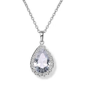 RAKOL NP3002 AAA Cubic Zirconia Gold Plated Brass Simple <b>Long</b> <b>Chain</b> Jewelry <b>Necklace</b> - Product Image 1