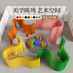 Màn hình Organ giấy tường có thể thu vào accordion phân vùng tường phòng chia trang trí trong nhà gấp phân vùng di động màn hình riêng tư - Product Image 6