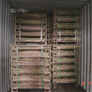 Grande caisse en métal à fils pour le stockage de bouteilles de vin de plusieurs types à grande capacité - Product Image 6