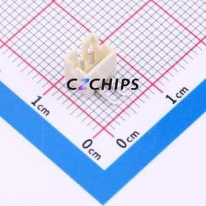 WAFER-PH2.0-2PWZ-Y62 Wire-to-Board Pin Header Bent Lead Through Hole,P=2mm Connector 1x2P 2mm Right Angle Insert PH - Product Image 1