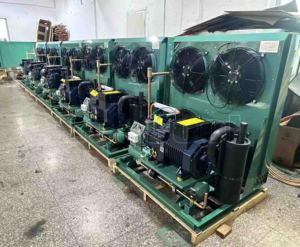 Bescool คอมเพรสเซอร์30HP 4พัดลมระบายความร้อนด้วยอากาศชุดควบแน่นที่เก็บความเย็นชิ้นส่วนแลกเปลี่ยนความร้อนของเครื่องทำความเย็น - Product Image 3
