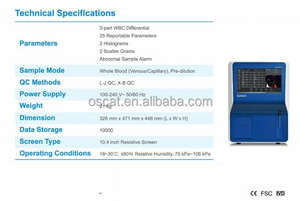 OSCAT EURPET Meilleur prix Analyseur de gaz sanguin portable à écran tactile pour équipement vétérinaire à vendre - Product Image 6