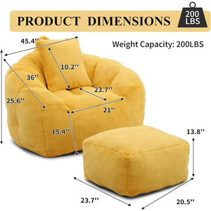 Asiento Otomano Tapizado en Terciopelo, Envasado al Vacío, para Apartamento o Villa, Diseño que Ahorra Espacio, MOQ 1 Pieza, Compra en Línea Sudáfrica - Product Image 6