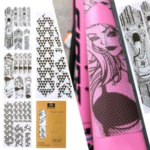 ENLEE — <span class=keywords><strong>Film</strong></span> protecteur <span class=keywords><strong>de</strong></span> cadre <span class=keywords><strong>de</strong></span> vélo <span class=keywords><strong>de</strong></span> montagne/route, en PVC, personnalisable, nouveau modèle 2020 - Product Image 2