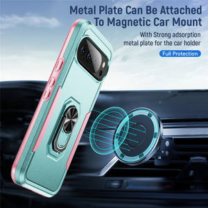 เคสโทรศัพท์มือถือแบบ 2 in 1 วัสดุ TPU PC แข็งแรง ทนทาน หมุนได้ 360 องศา พร้อมห่วงจับ ป้อง<span class=keywords><strong>กัน</strong></span>การกระแทก ป้อง<span class=keywords><strong>กัน</strong></span>รอยขีดข่วน สำหรับ Google Pixel 10 Pro XL 9 <span class=keywords><strong>8</strong></span> - Product Image 2