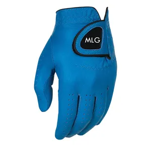 Gants de Golf en cuir de mouton Cabretta, Logo personnalisé de haute qualité, vente en gros