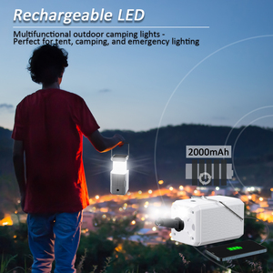 Lampe de poche de plongée lanterne de camping LED pliable portable rechargeable 2000mAh pour les aventures en plein air - Product Image 5