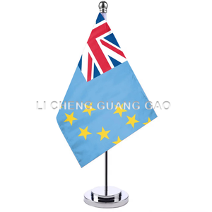 Bandera de Escritorio de las Islas Solomón con Soporte, Bandera de Interior para Conferencias, Negocios y Decoración Diaria de Mesa - Product Image 4
