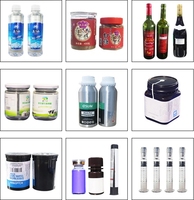 Machine d'étiquetage semi-automatique MT-50 pour bouteilles rondes