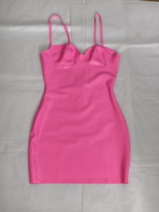 2026 <strong>Latex</strong> <strong>Dress</strong> Tight <strong>Dress</strong> <strong>Latex</strong> <strong>Dress</strong> <strong>Pink</strong> <strong>Latex</strong> <strong>Dress</strong> - Product Image 1
