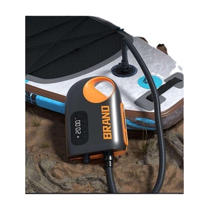 Compresseur d'air portable ABS pour véhicules électriques avec moniteur de pression des pneus, pompe de <span class=keywords><strong>voiture</strong></span> pour planche à pagaie et kayak - Vente en gros - Product Image 1