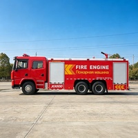 Véhicule de lutte contre l'incendie à double cabine confortable 10000 12000L, nouveau, diesel, eau et mousse, haute performance, pour la lutte contre l'incendie urbain et rural