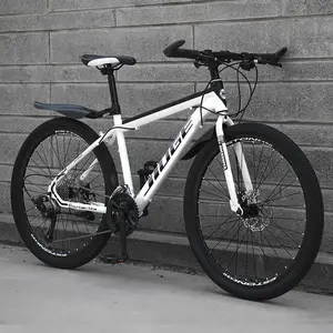 Bicicleta de Montaña Nueva de <span class=keywords><strong>26</strong></span>/<span class=keywords><strong>27.5</strong></span> Pulgadas, de Acero al Carbono, <span class=keywords><strong>con</strong></span> Frenos de Disco, Suspensión en la Horquilla y Pedales, para Exteriores, <span class=keywords><strong>con</strong></span> Velocidades Variables - Product Image 5