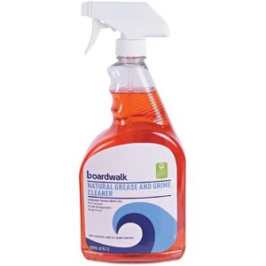 Boardwalk BWK47612EA 32 Oz. <b>Spray</b> Bottle Green Natural <b>Grease</b> and Grime Cleaner Versatile Multi-Purpose Cleaner - Product Image 5