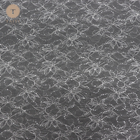 Tissu en dentelle française fantaisie écologique 100 % polyester pour rideaux de maison, décors de mariage et chemins de table