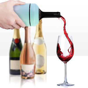 Portable 750ml Champagne Isolateur Double Paroi Isolé Sous Vide Bouteille De Vin Refroidisseur Pas De Glace Nécessaire Vin Refroidisseur Manches - Product Image 4