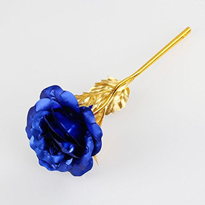 Boîte cadeau Saint-Valentin 2025 – Ornement créatif en feuille d'or avec rose et fenêtre, fleur artificielle décorative durable découpée au laser - Product Image 4
