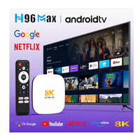 H96 MAX RK3528 IPTV STB 8K Streaming Internet Smarter Ott DDR RAM ROM WiFi6 Potente Premium Android 14 Pro Set Top TV Box
