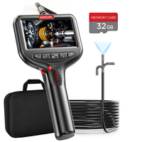 Caméra endoscopique industrielle modèle S4, rotation bidirectionnelle à 360 degrés, 200W, 1080P HD, inspection par boroscope, étanche IP67, écran IPS 4,3 pouces
