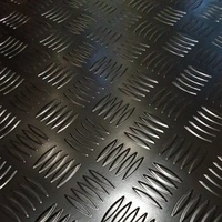 Ventes d'usine 3003 3004 4047 4*8 Moq1 fabricant chinois approvisionnement 5 barres diamant plaque d'aluminium feuille à carreaux en aluminium