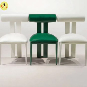 เก้าอี้สแตนเลสสำหรับงานปาร์ตี้มีพนักพิงหลังแบบทันสมัยสำหรับงานเลี้ยงงานแต่งงานงานเลี้ยงกลางแจ้งใช้ในฟาร์ม - Product Image 1