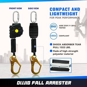 Guangjia automatisch hoofdslot van aluminiumlegering, bergbeklimmen, rotsklimmen, werken op grote hoogte, grote haak - Product Image 1