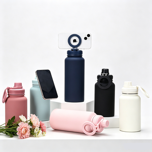 Botellas de Agua Deportivas al por Mayor, Aisladas al Vacío, de Acero Inoxidable de Grado Alimenticio, para Sublimación, con Tapa Magnética - Product Image 1