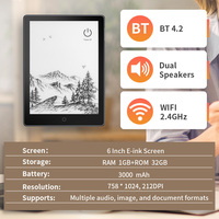 Liseur électronique 6'' HD avec écran tactile, WiFi, 32 Go, technologie E Ink, ComfortLight avec fonction de rétroéclairage (gris foncé)