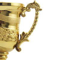 Couvercle de trophée en forme de rose artisanat créatif pour enfants médaille en plastique pour les établissements de formation de la maternelle en gros petite Rose
