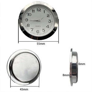 55mm Round Quartz <b>Clock</b> Head <b>Insert</b> Roman Numeral Watch Movement <b>Clock</b> Face for Home Decoration - Product Image 2