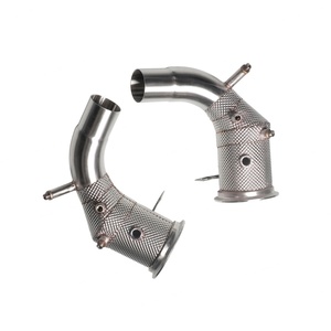 ท่อไอเสียสแตนเลส 304 ประสิทธิภาพสูง แบบตรง สำหรับ Porsche 911 992 3.0T ปี 2019-2021 พร้อมแผ่นกันความร้อน - Product Image 2