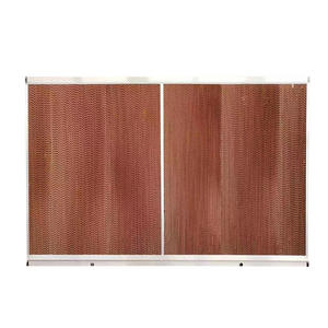 Panel de enfriamiento evaporativo de plástico con rejillas de aire de acero inoxidable para naves de cerdos, sistema de enfriamiento por agua evaporativa - Product Image 1