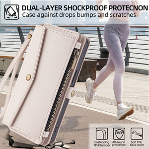Custodia Designer Multifunzione in Pelle con Portafoglio e Slot <span class=keywords><strong>per</strong></span> Carte Antiurto <span class=keywords><strong>per</strong></span> iPhone 18 Pro Max 17 16 15 Plus 14 Pro Max - Product Image 6