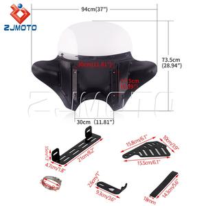 Moto faro parabrisas Deflector murciélago carenado para Honda Shadow VTX 750, 1100, 1300, <span class=keywords><strong>1800</strong></span> crucero accesorios de la motocicleta - Product Image 4