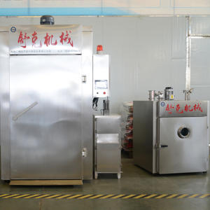Four à vapeur industriel pour fumoir de viande de poulet caillé à froid commercial automatique pour saucisses - Product Image 6