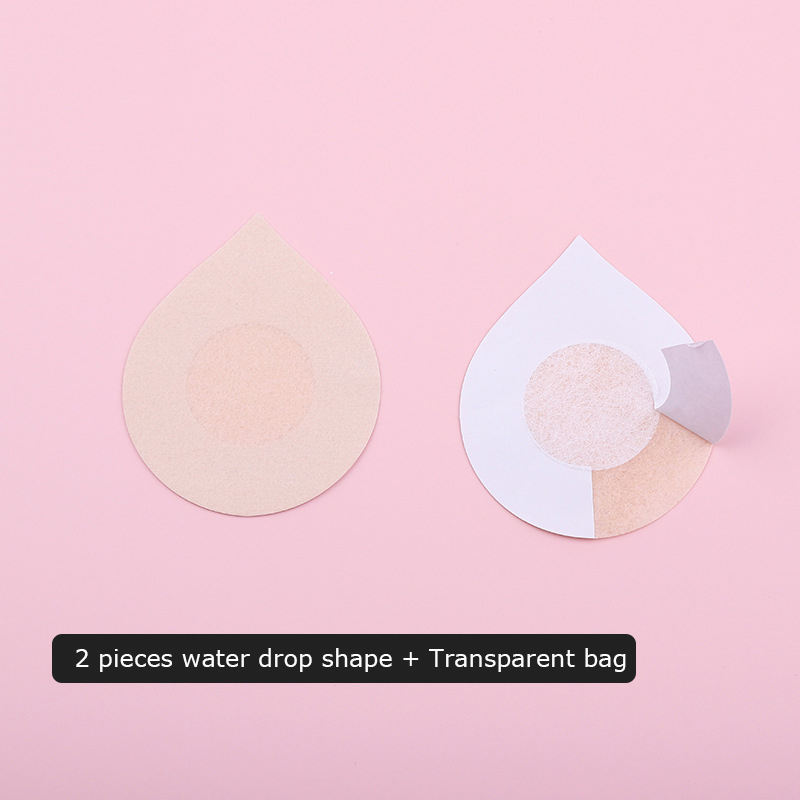 Peau-2 pièces forme goutte d'eau + sachet transparent