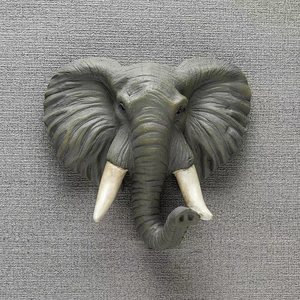 Châu Âu Nhà Mô Phỏng Động Vật Đầu Thanh Quán Cà Phê Câu Lạc Bộ Thực Tế <span class=keywords><strong>3D</strong></span> Động Vật Đầu Tường Trang Trí Nhà Máy Bán Hàng Trực Tiếp - Product Image 3