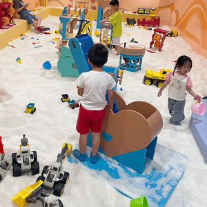 Jouet de plage et de parc pour enfants avec un grand bac à sable et un château malicieux - Équipement d'amusement éducatif - Product Image 4