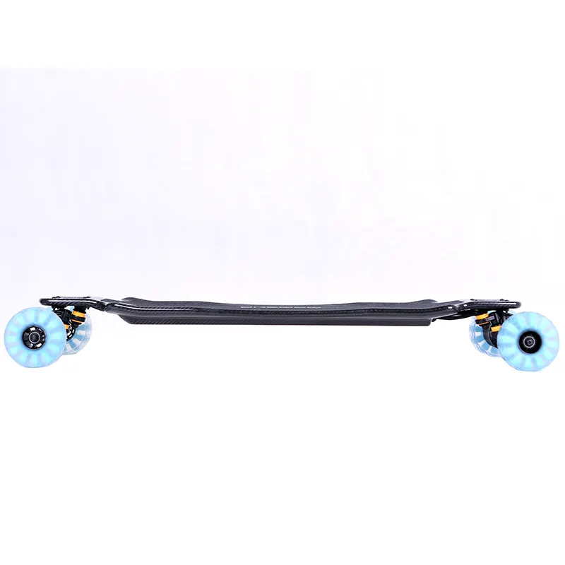 Großhandel Direkt antriebs motor 50,4 V schnelles elektrisches Longboard-Skateboard mit einfachem, komfortablem Kohle faser deck