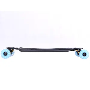 Groothandel Direct Drive Motor 50.4V Snelle Snelheid Elektrische Longboard Skateboard Met Caved Comfortabele Carbon Dek