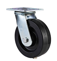 Roues en polyuréthane industrielles, roulettes en PU résistantes à l'usure, personnalisables pour les équipements de chariots logistiques